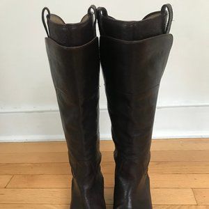 Frye Woman Tall Leather Boots Size 6